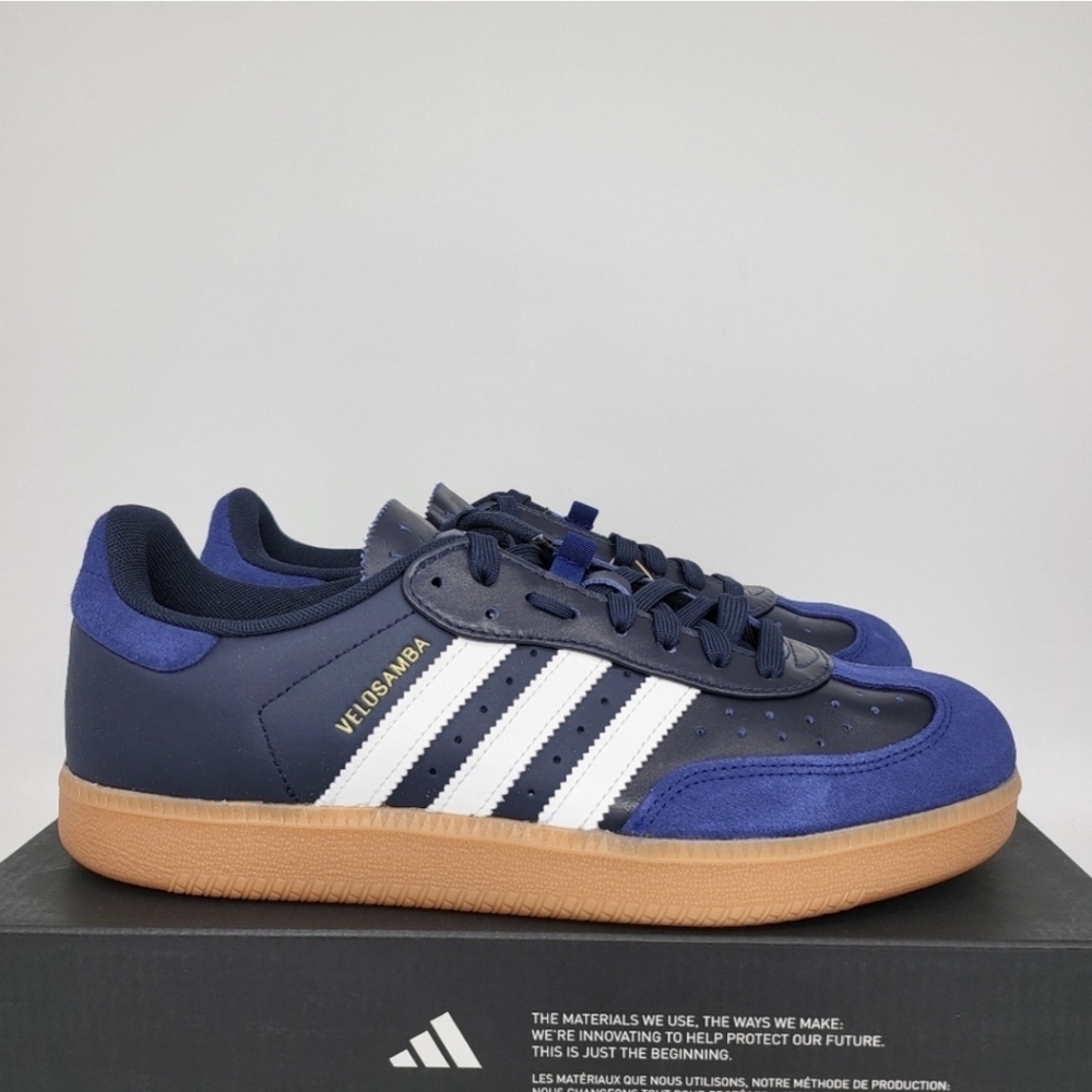 New adidas Velosamba Leather Men's Cycling Shoes Size 13 - Picture 3 of 8